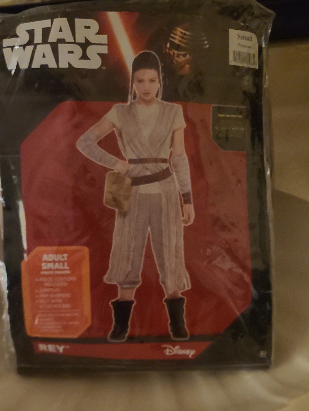 Disney Star Wars Rey Halloween Costume in Beige - Adult Small (ONLY JUMPSUIT)